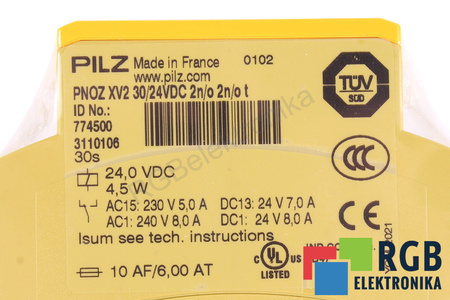 PNOZ XV2 PILZ 774500 RELEVO DE SEGURIDAD