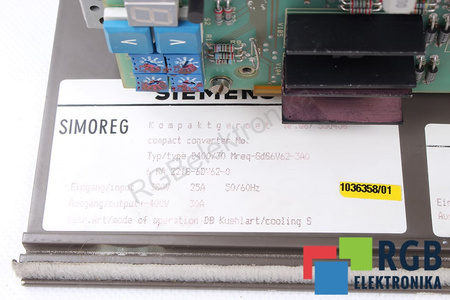 6RA2218-6DV62-0 SIEMENS D400/30 MREQ-GDG6V62-3A0 SIMOREG