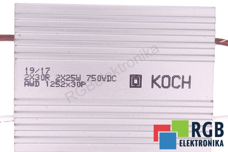 RESISTENCIA AWD1252X3 KOCH 2X30R 2X25W 750V