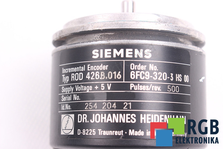 ROD426.B.016 HEIDENHAIN ID.NR.254204-21 6FC9-320-3HS CODIFICADOR