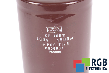 CONDENSADOR C006667 NIPPON 4500UF, 400V