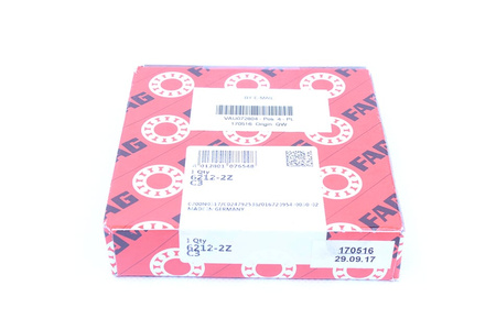 6212-2ZC3 FAG 13000OBR/MIN, 6300OBR/MIN, 60X110X22 55.3KN, 36KN RODAMIENTO