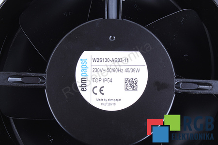 W2S130-AB03-11 EBM PAPST 172X150X55MM, 230V VENTILADOR