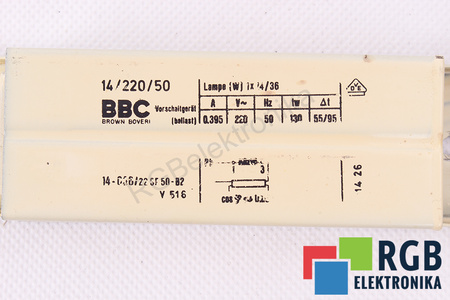 14/220/50 SF50-B2 BBC BROWN BOVERI SECCIONADOR