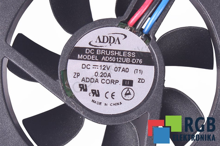 AD5012UB-D76 ADDA 50X50X15MM, 12V VENTILADOR