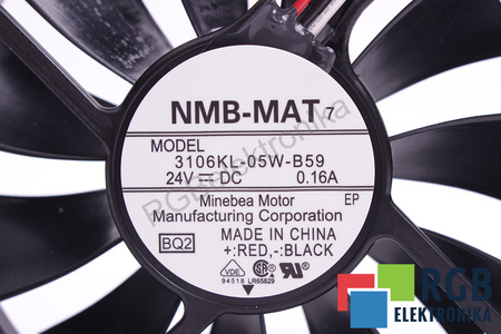 A90L-0001-0422 FANUC 3106KL-05W-B59 80X80X15, 24V VENTILADOR