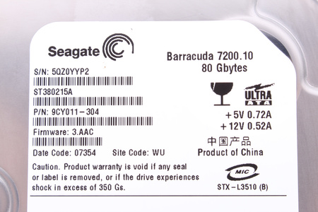 ST380215A SEAGATE BARRACUDA