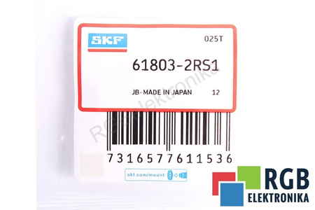61803-2RS1 SKF 17X26X5 RODAMIENTO