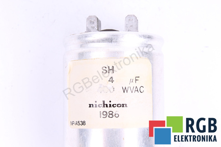 CONDENSADOR 4UF 400VAC NICHICON