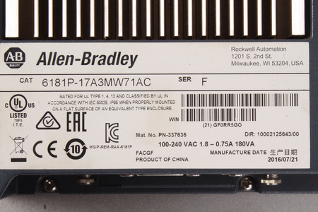 6181P-17A3MW71AC ALLEN BRADLEY