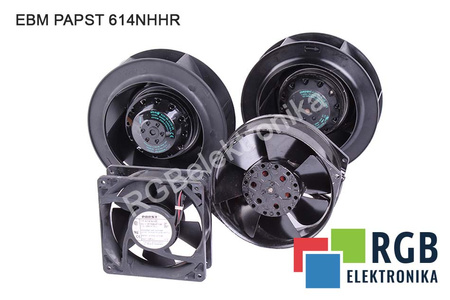 614NHHR EBM PAPST 60X60X25MM, 24V VENTILADOR