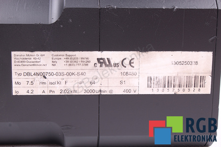 DBL4N00750-03S-00K-S40 DANAHER MOTION