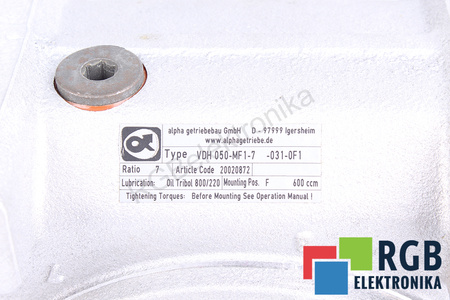VDH050-MF1-7-031-0F1 ALPHA GETRIEBEBAU I=7 ENGRANAJE