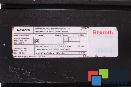 MAC115A-0-FS-2-C/180-A-1/S001 REXROTH ESTATOR