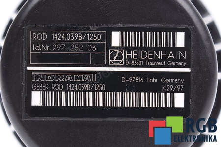 ROD1424.039B/1250 HEIDENHAIN ID.NR.297252-03 CODIFICADOR CON TAPA