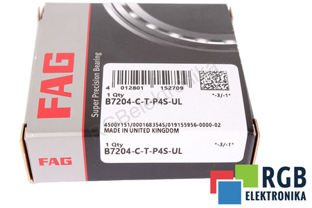 B7204-C-T-P4S-UL FAG 20X47X14 RODAMIENTO