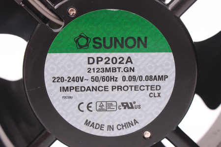 DP202A SUNON 2123MBT.GN 120X120X38, 230V VENTILADOR