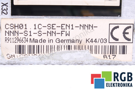 CSH01.1C-SE-EN1-NNN-NNN-S1-S-NN-FW BOSCH REXROTH R911296634
