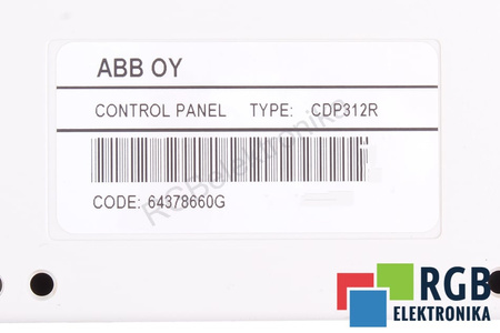 CDP312R ABB CONTROL Y PANEL DE CONTROL