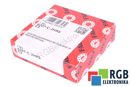 6207-C-2HRS-C3 FAG 8600OBR/MIN, 35X72X17, 29.5KN, 15.4KN RODAMIENTO