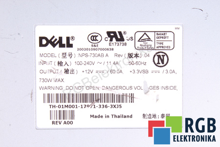 NPS-730AB DELL PARA PIEZAS