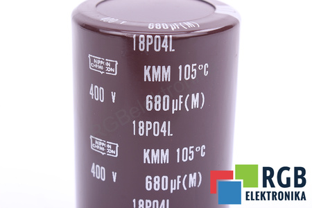CONDENSADOR 18PO4L NIPPON 680UF, 400VDC