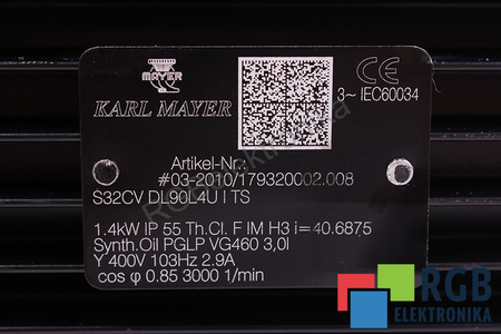 S32CV DL90L4UITS KARL MAYER