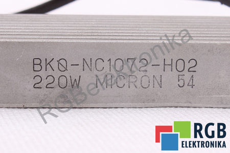 BK0-NC1072-H02 MICRON 220W 15KOHM 0.4KOHM RESISTENCIA DE FRENADO