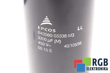 CONDENSADOR B43560-S5338-M3 EPCOS 3300UF, 450V