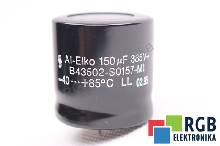 CONDENSADOR B43502-S0157-M1 SIEMENS 150UF, 385VDC