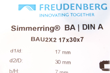 17X30X7 FREUDENBERG BAU2X2 72 NBR 902 EMPAQUE