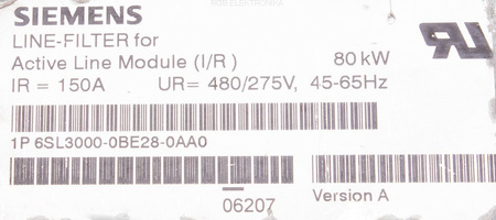 6SL3000-0BE28-0AA0 SIEMENS FILTRO