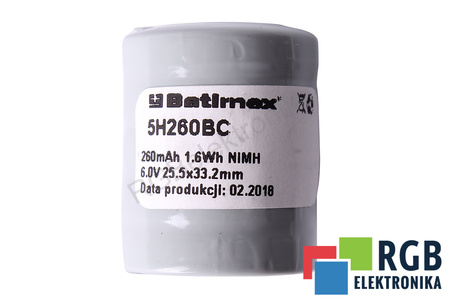 5H260BC BATIMEX 6V, 260MAH BATERÍA