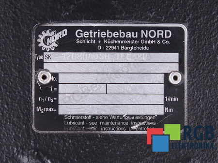 SK.12080ADSH NORD IEC80 I=58.27 ENGRANAJE