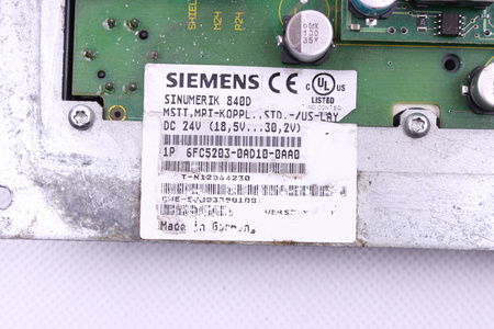 6FC5203-0AD10-0AA0 SIEMENS VERSION K SINUMERIK FM-NC/810D/DE/840D/DE TECLADO