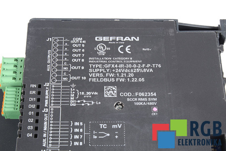 GFX4-IR-30-0-2-F-P-T76 GEFRAN F062354