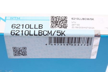 6210-LLBCM/5K NTN 50X90X20 RODAMIENTO