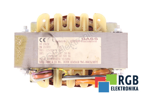 BV29638 GASS TN251892 115/220V, 20/20/25V TRANSFORMADOR