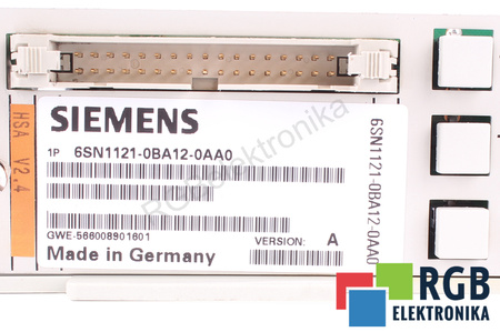 6SN1121-0BA12-0AA0 SIEMENS SIMODRIVE 611-A PARA PIEZAS