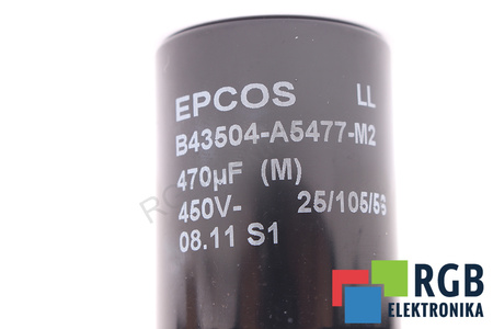 CONDENSADOR B43501-A5477-M EPCOS 470UF 450VDC