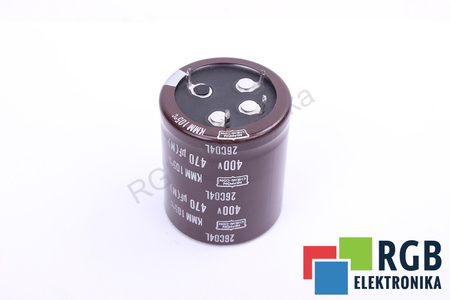 CONDENSADOR 26C04L NIPPON KMM105 470UF, 400VDC