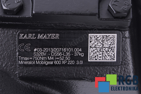 S32BV-DS56-L35 KARL MAYER I=52.50 ENGRANAJE