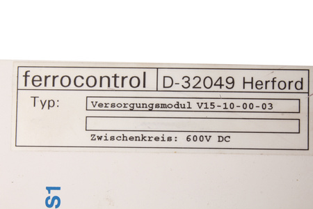 V15-10-00-03 FERROCONTROL