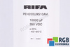 CONDENSADOR PEH200UX510AM RIFA 10000UF, 350VDC