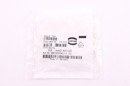 R15-BU-C HARTING CLAVIJA DE ZÓCALO