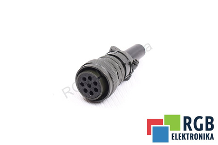 MR-PWCNS1 RP EUMAX PARA HC-SFS52, 102, 152; HC-RFS103, 153, 203 MITSUBISHI 8PIN, IP67 ENCHUFE HEMBRA RECTO SUSTITUTO