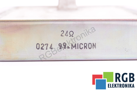 24 OHM MICRON RESISTENCIA DE FRENADO