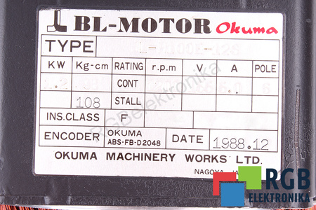 BL-H100E-12S OKUMA ESTATOR