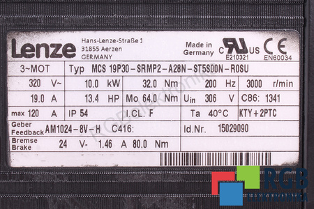 MCS19P30-SRMP2-A28N-ST5S00N-R0SU LENZE ESTATOR
