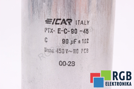 CONDENSADOR PTX-E-C-90-45 ICAR 90UF, 450V